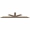 Ekena Millwork Saratoga Smooth Timber Gable Bracket, Douglas Fir, 96"W x 24"H x 1 1/2"D x 5 1/2"F, 6/12 Pitch GBW096X24X0206SAR00SDF - alternate 2